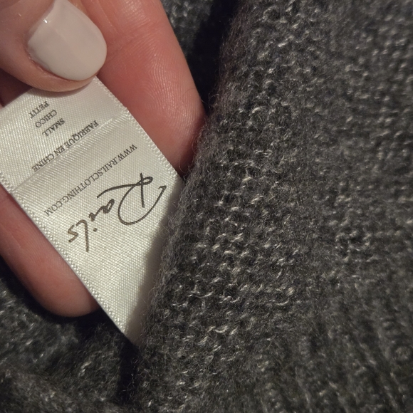 Rails Gray and Black Turtleneck Sweater - Picture 4 of 6